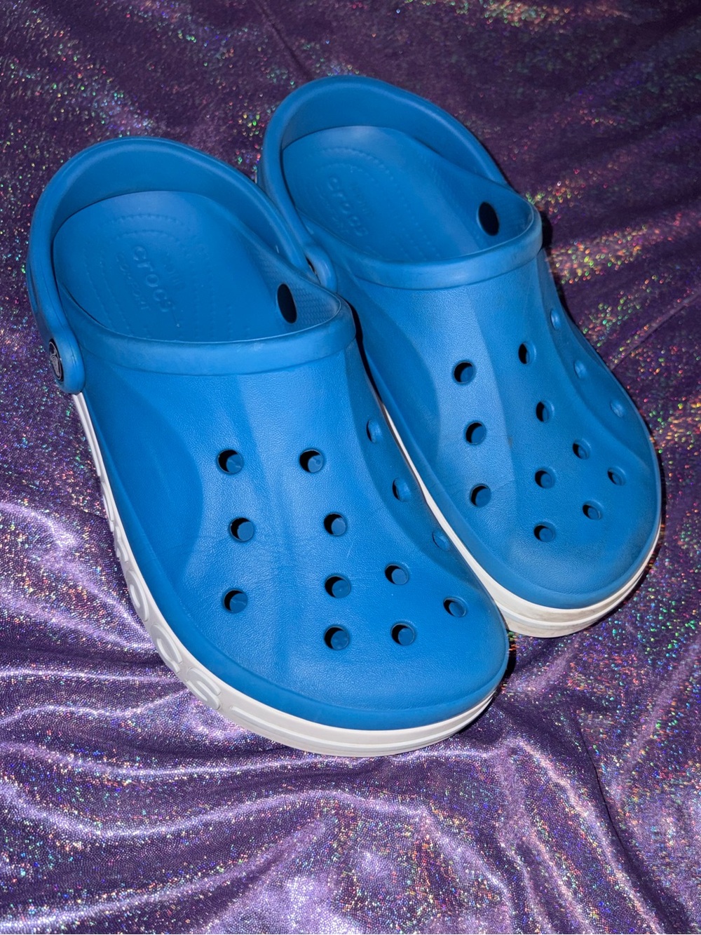 Blue Bayaband Crocs